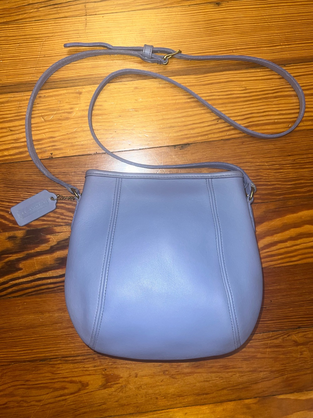 Vintage Coach Small Framed Pouch in Periwinkle #9990